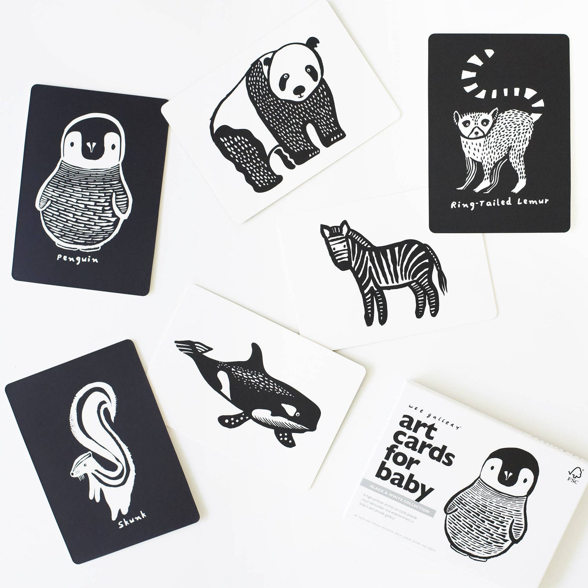Cartes d'art pour bébé Dès la naissance