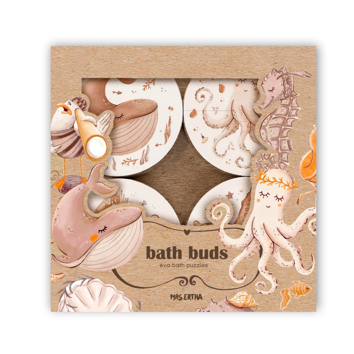 Puzzle de bain flottant - Copains de Bain | 20 puzzles