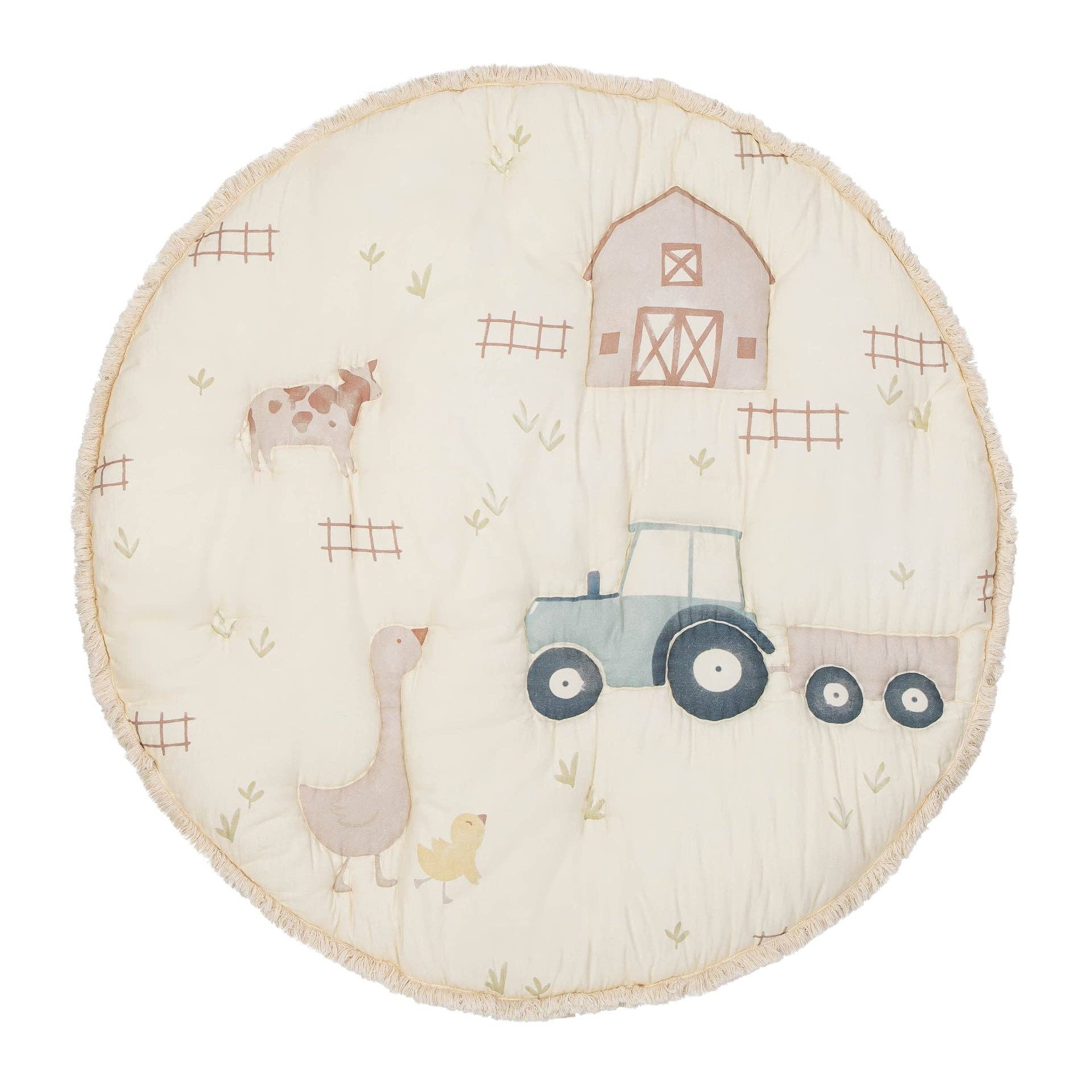 Tapis d'éveil matelassé la ferme