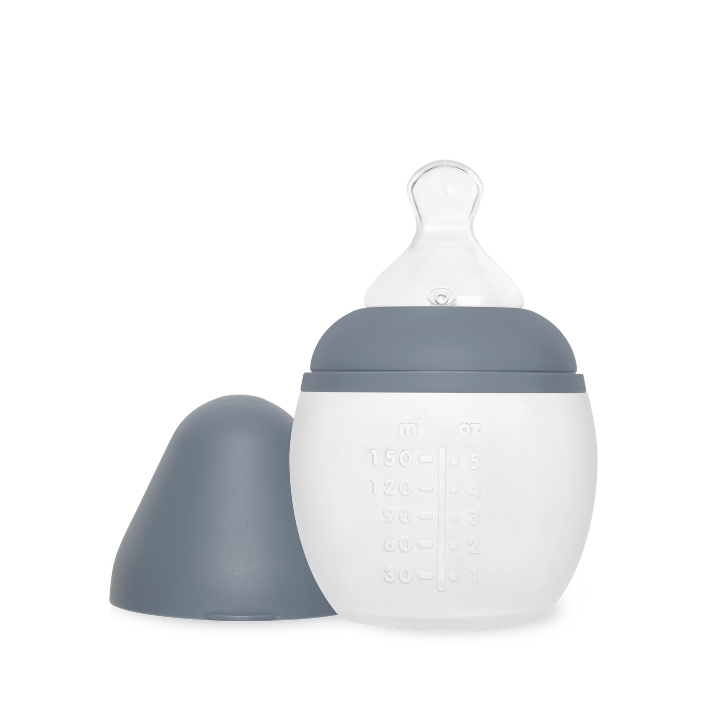 Baby bottle 150ml - 05 Oz: Blue Grey