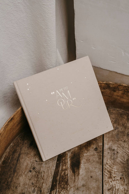Livre de naissance - Petit Amour Beige