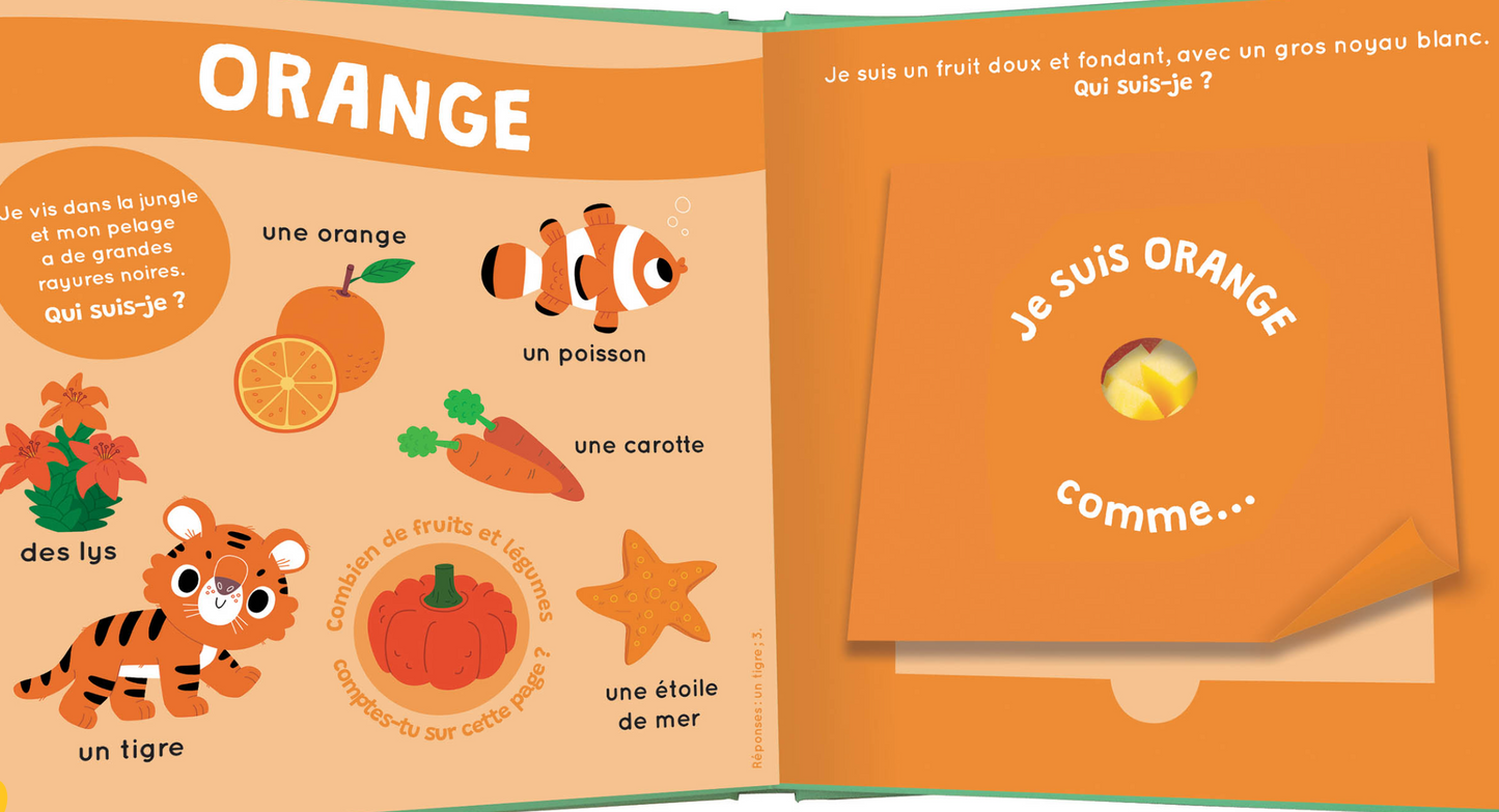 MON LIVRE DES ODEURS ET DES COULEURS - FRUITS EN FOLIE