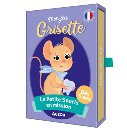 JEU DE CARTES - MON JEU GRISETTE - LA PETITE SOURIS EN MISSION dès 5ans
