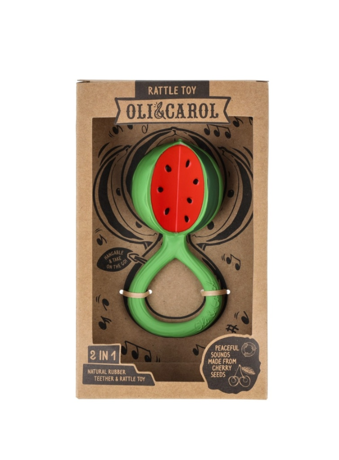 🍉 Pastèque Rattle Toy