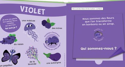 MON LIVRE DES ODEURS ET DES COULEURS - LA NATURE