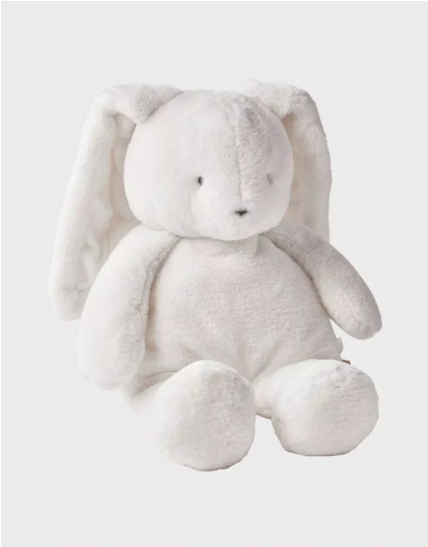 Peluche lapin neige 46cm
