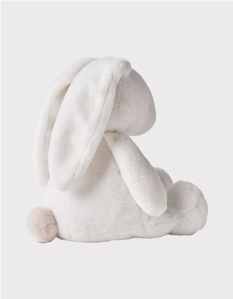 Peluche lapin neige 46cm