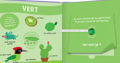 MON LIVRE DES ODEURS ET DES COULEURS - LE JARDIN