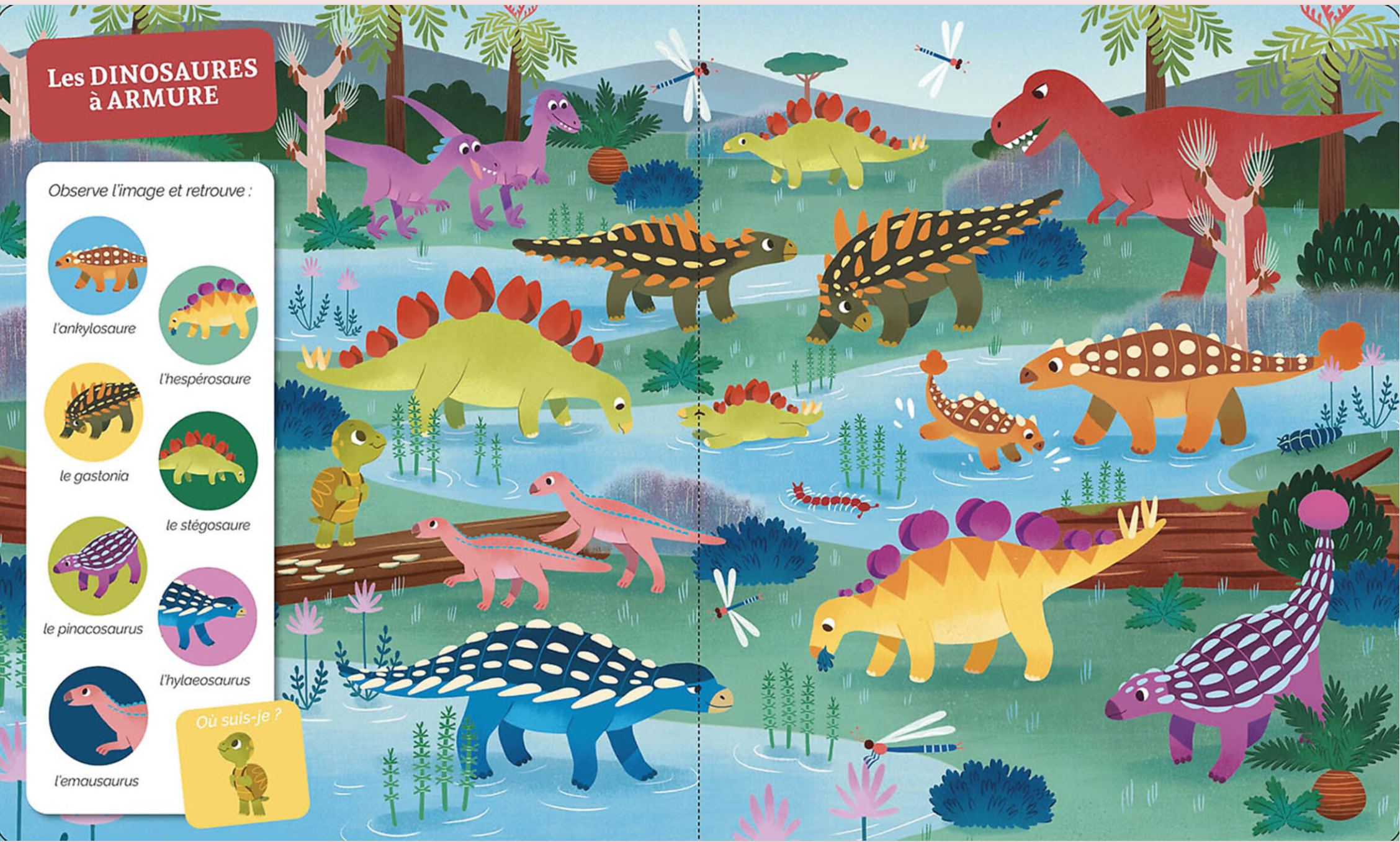 CHERCHE ET TROUVE DES TOUT-PETITS - LES DINOSAURES