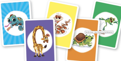 JEU DE CARTES - MON PREMIER JEU DE MIMANIMO Dès 3 ans