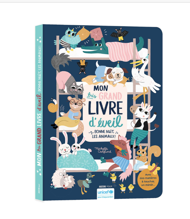 Mon très grand livre d’éveil – Bonne nuit les animaux !