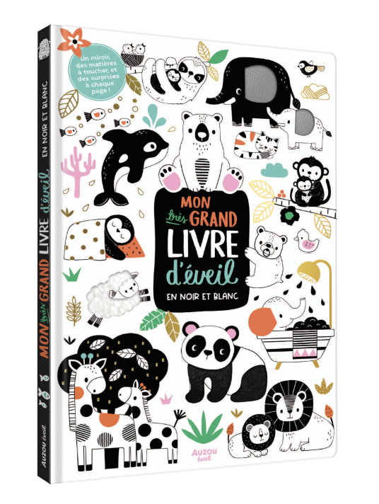 Mon très grand livre d’éveil en noir et blanc