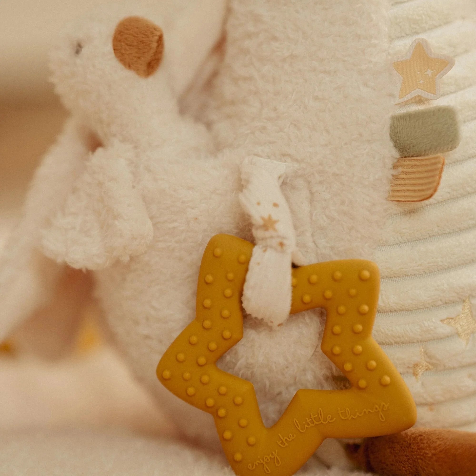 Peluche d'activité Oie - Blanc - Little Goose