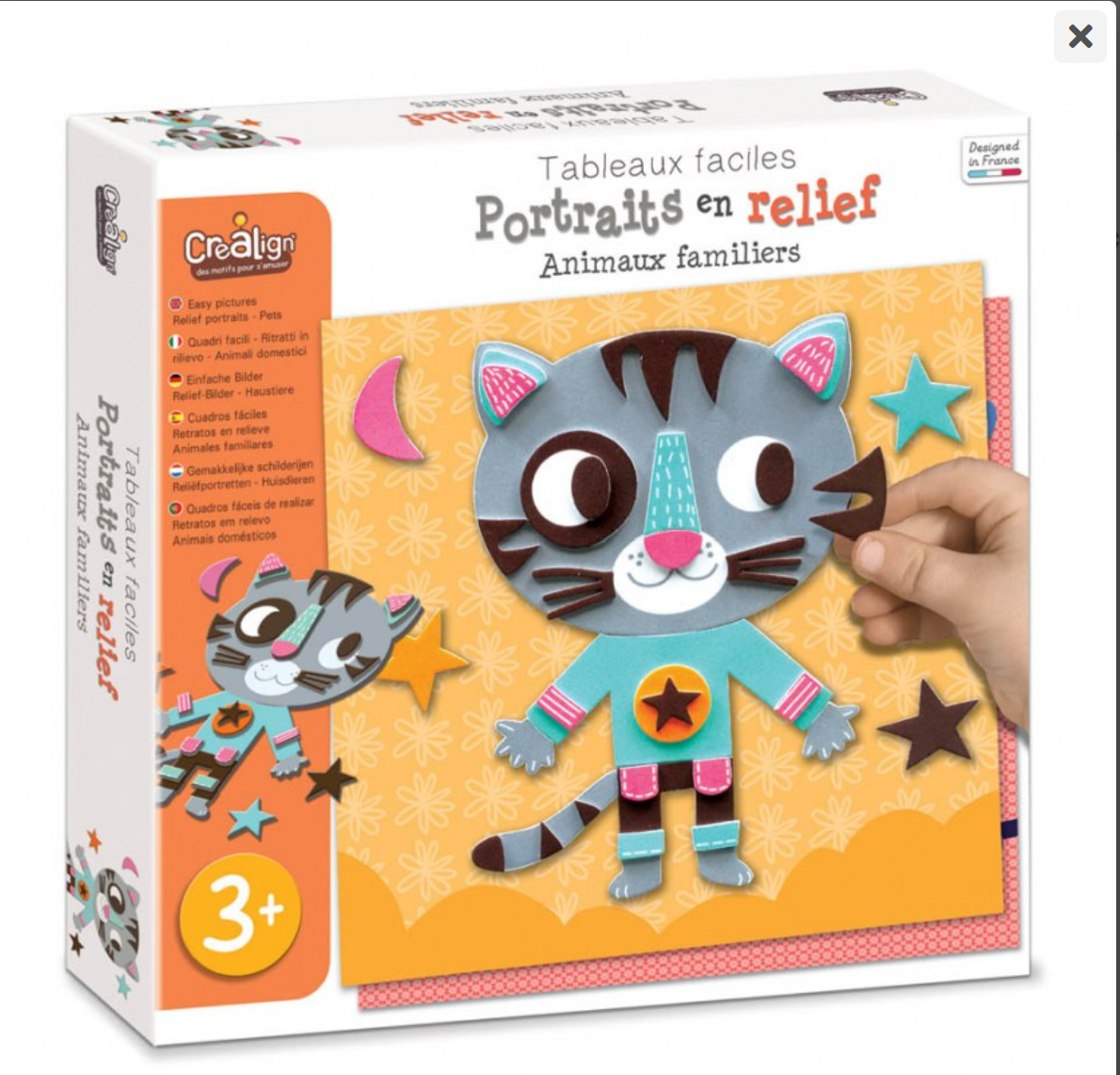 Portraits en relief - animaux familiers