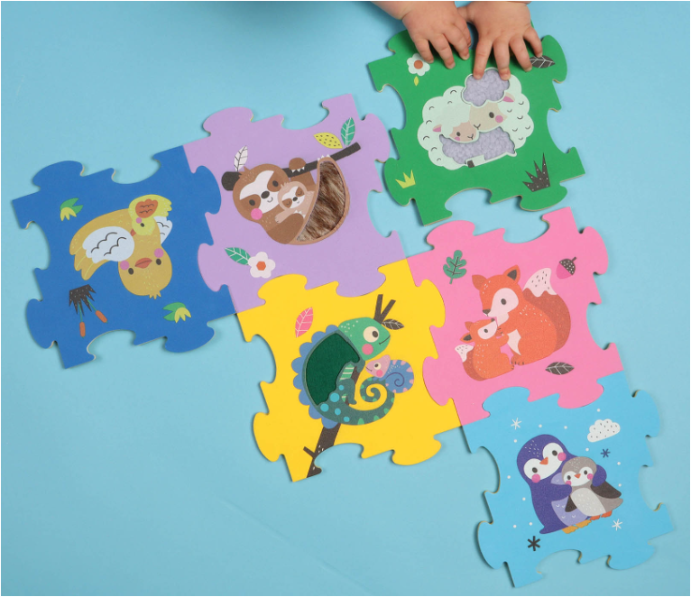 MON PUZZLE EN MOUSSE - À TOUCHER Dès 12 mois