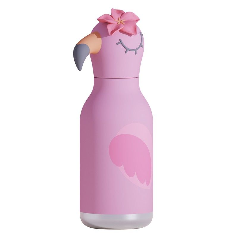 Gourde isotherme Flamant Rose