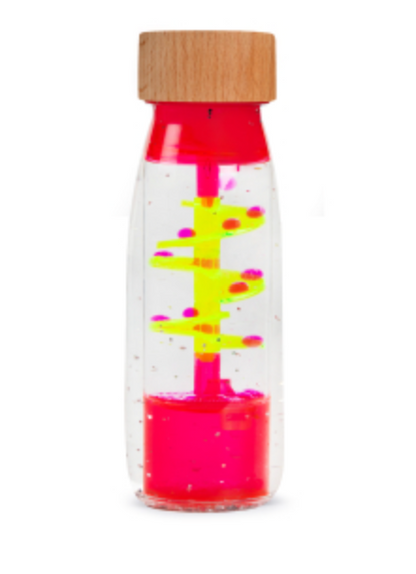 Bouteille sensoriel Spirale rose - Petit boum