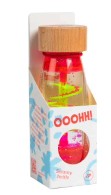 Bouteille sensoriel Spirale rose - Petit boum