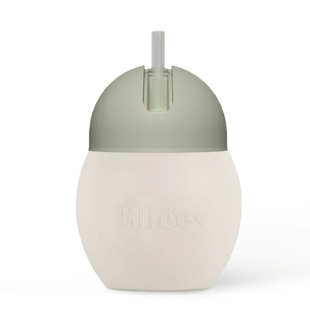 Tasse à paille lestée Coconut vert sauge